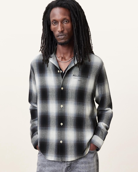 Underfade Checked Long Sleeve Shirt