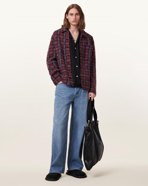 Austin Checked Brushed Cardigan