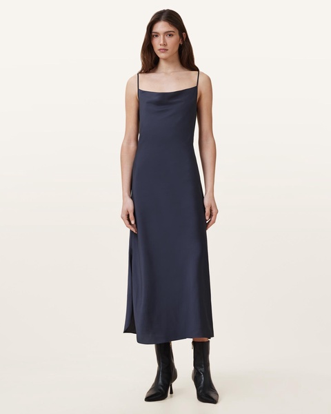 Hadley Cowl Neck Midi Slip Dress