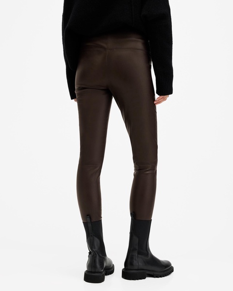Cora High-Rise Leather Leggings