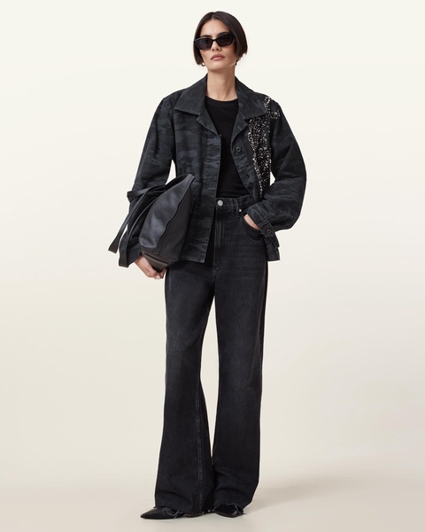Finch Camouflage Denim Jacket