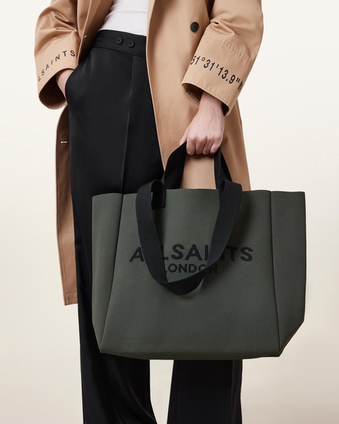 Izzy Large Logo Knitted Tote Bag