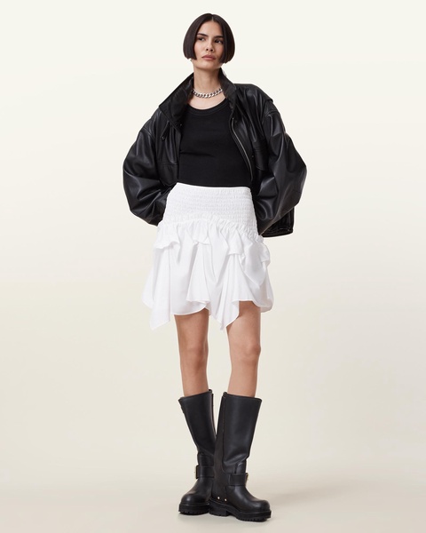 Palmer Asymmetric Mini Skirt