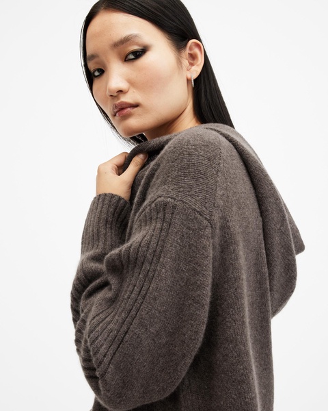 Ines Recycled Cashmere Wool Blend Hoodie