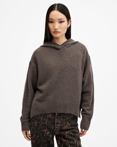 Ines Recycled Cashmere Wool Blend Hoodie