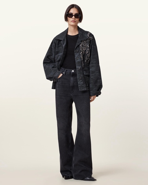 Finch Camouflage Denim Jacket