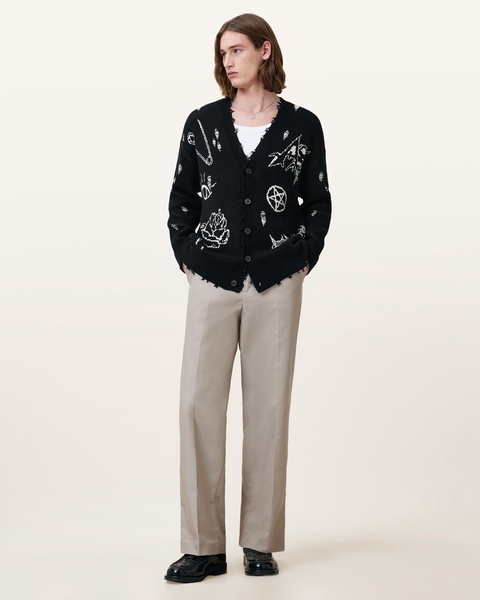 Koto Gothic Jacquard Cardigan