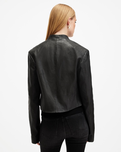 Sadler Slim Fit Leather Jacket