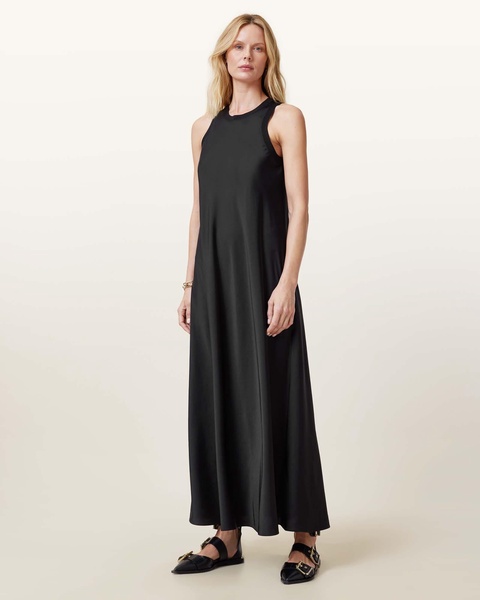 Aida Satin Maxi Dress