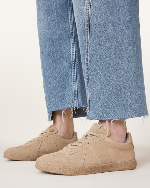 Jaimee Low Top Leather Trainers