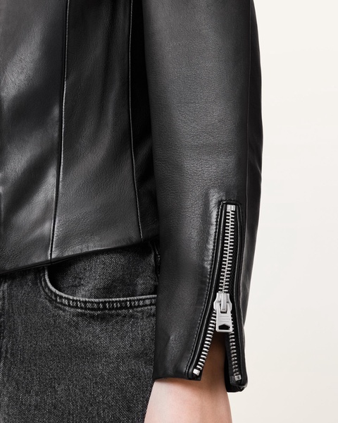 Rayna Leather Biker Jacket