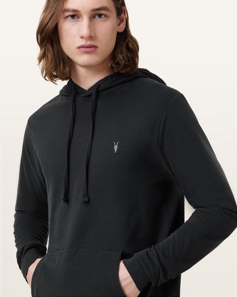 Brace Pullover Brushed Cotton Hoodie