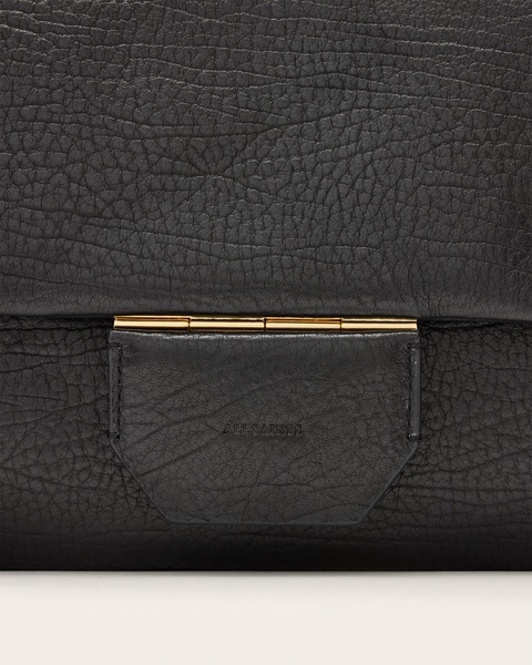 Ondine Grain Leather Shoulder Bag