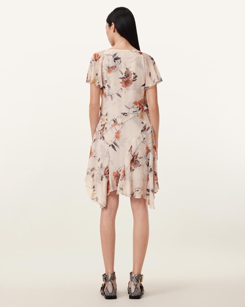 Darma Floral Print Mini Dress
