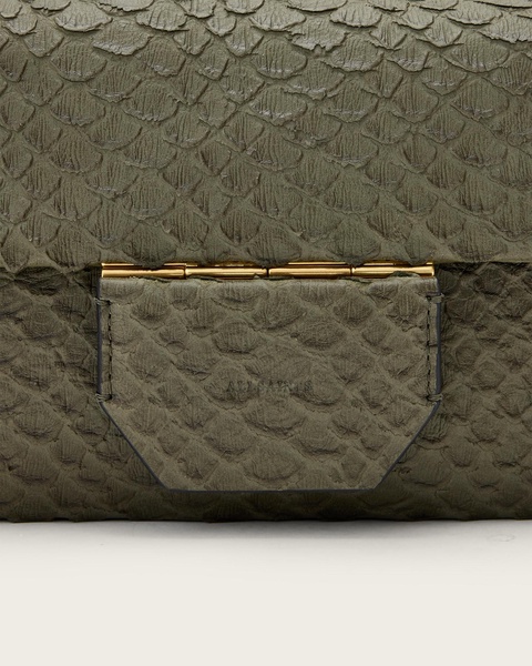 Jupiter Snake Effect Leather Crossbody Bag