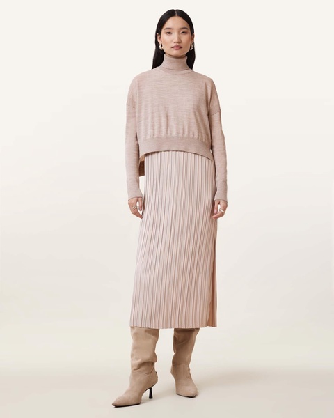 Vittoria 2-In-1 Pleated Midi Dress