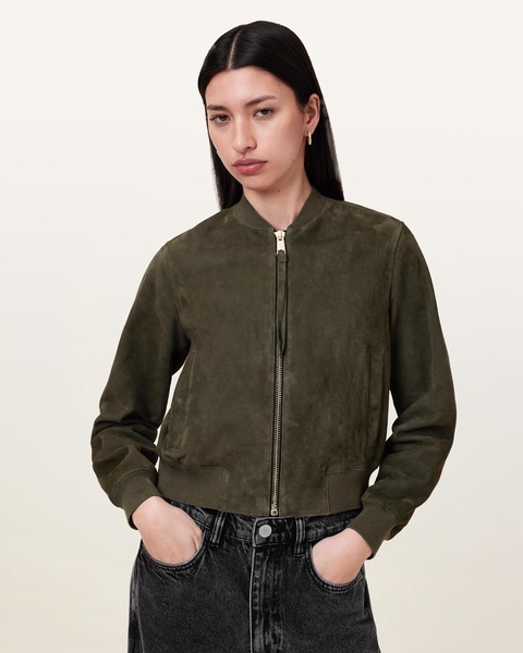 Orten Suede Bomber Jacket