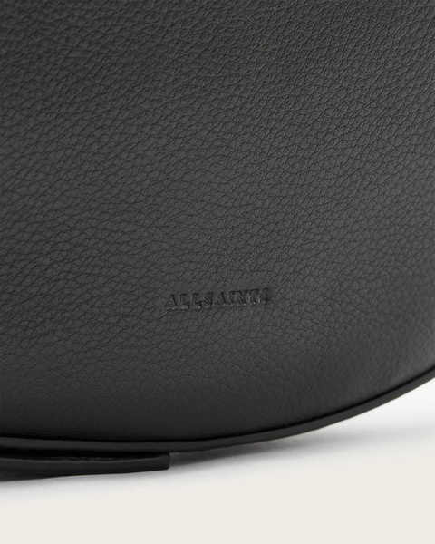 Half Moon Leather Crossbody Bag
