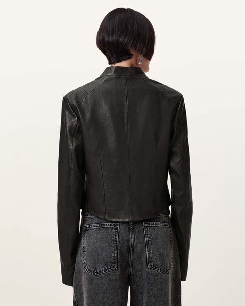 Sadler Slim Fit Leather Jacket