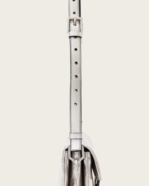 Jupiter Metallic Leather Crossbody Bag