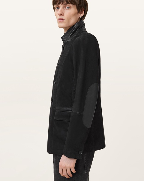 Survey Double Layered Leather Blazer