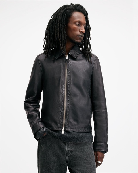 Erol Zip Up Leather Jacket