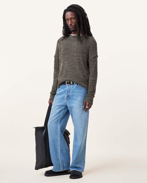 Chillion Boxy Oversized Crew Neck Sweater