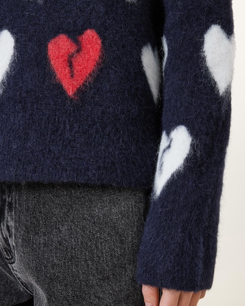 Amora Love Heart Jacquard Sweater