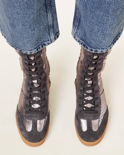 Lousie Leather High Top Sneakers