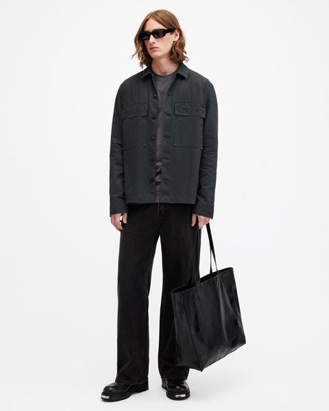 Sanpha Relaxed Fit Herringbone Shirt
