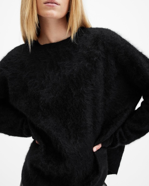 Rebel Brushed Cashmere Crew Neck Sweater