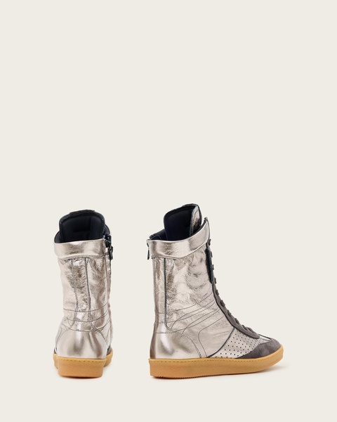 Lousie Leather High Top Sneakers