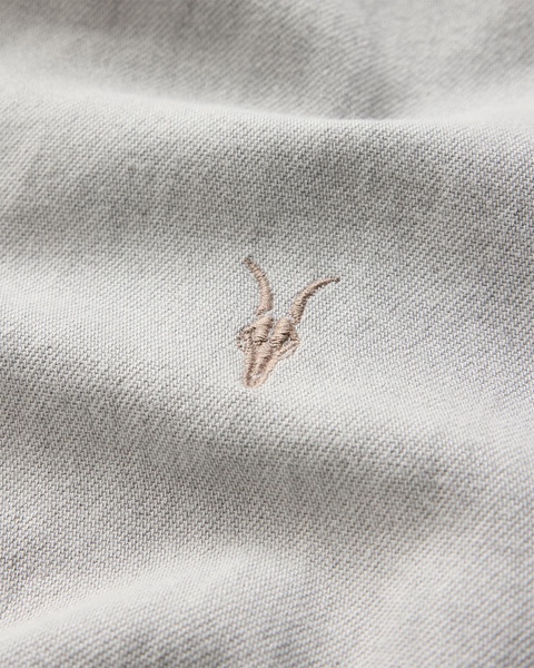Gleason Press Stud Ramskull Denim Shirt