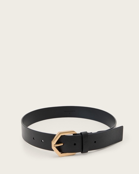 Tia Hex Leather Belt