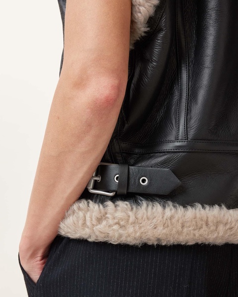 Zep Sleeveless Shearling GIlet