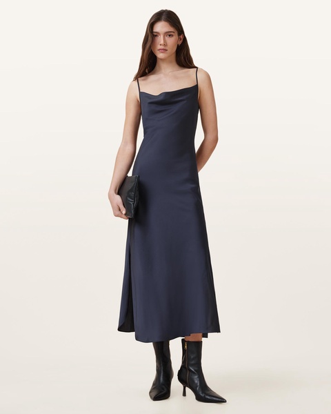 Hadley Cowl Neck Midi Slip Dress