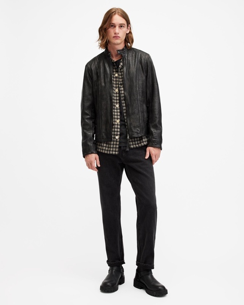 Murphy Tab Collar Leather Jacket