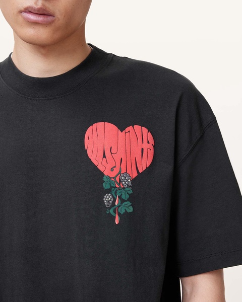 Sown Printed Oversized Crew Neck T-Shirt
