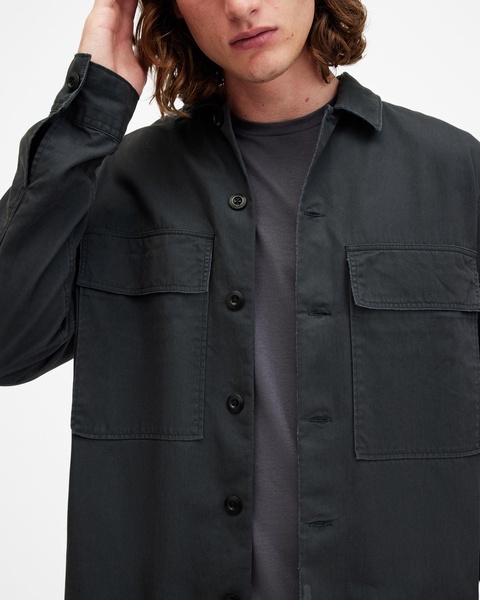 Sanpha Relaxed Fit Herringbone Shirt