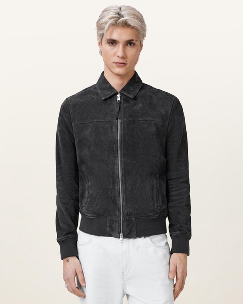 Rashford Suede Ribbed Trim Jacket