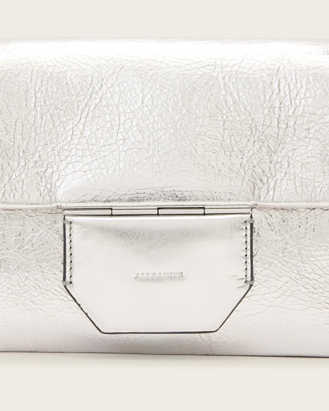 Jupiter Metallic Leather Crossbody Bag