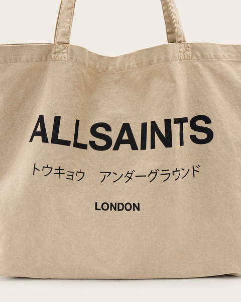 Underground Acid Wash Logo Tote Bag