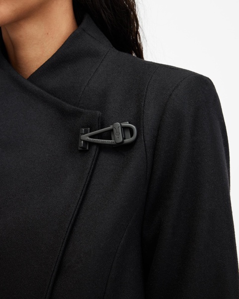 Riley Wrap Around Belted Long Line Coat