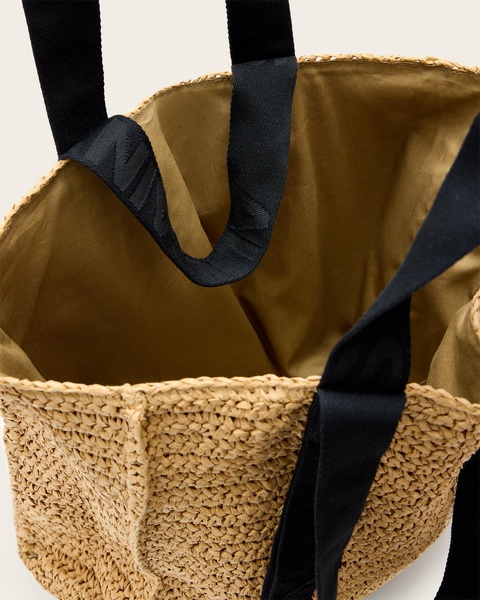 Lullah Woven Straw Tote Bag