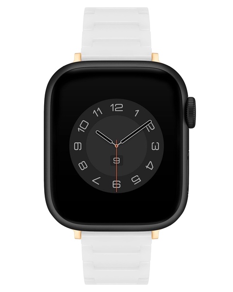 Anne Klein Ceramic Link Fashion Bracelet for Apple Watch, Secure, Adjustable, Apple Watch Replacement Band, Fits Most Wrists