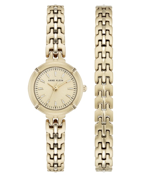 Anne Klein Women's Watch and Bracelet Set