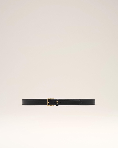 Black Leather Paris Paris Belt