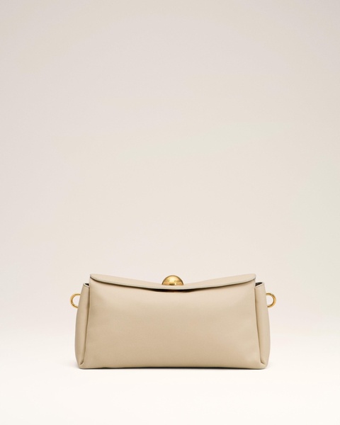 Beige Leather Carrousel Bag