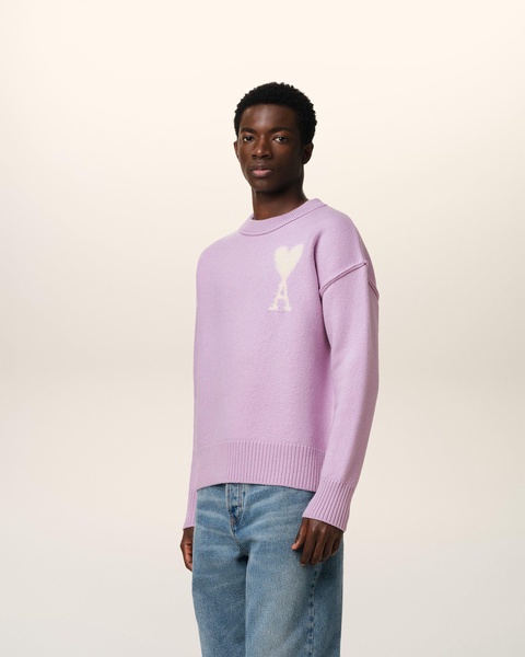 Purple Wool Ami de Coeur Sweater