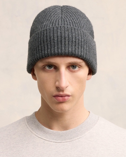 Grey Wool Ami de Coeur Beanie
